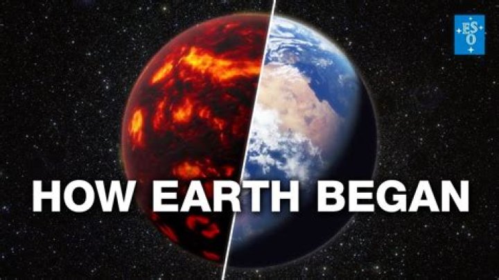 How did earth initially form?