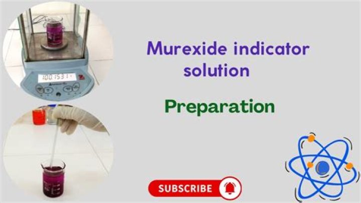 How does murexide indicator work?