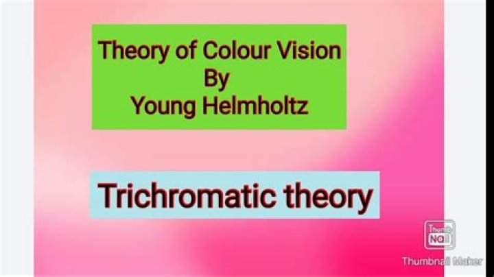 How does trichromatic theory work?