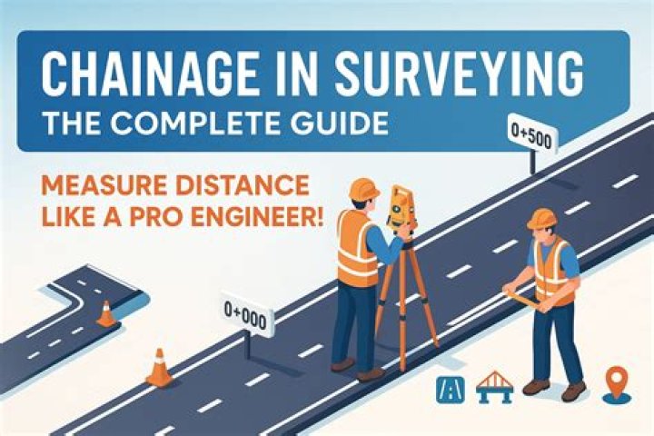 How is chainage measured?