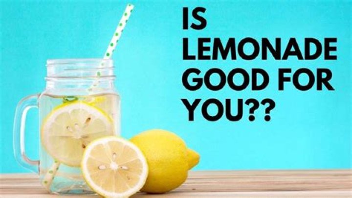 How lemonade good for you?