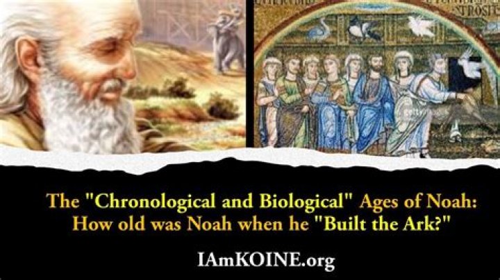 How old was noah when he built the ark?