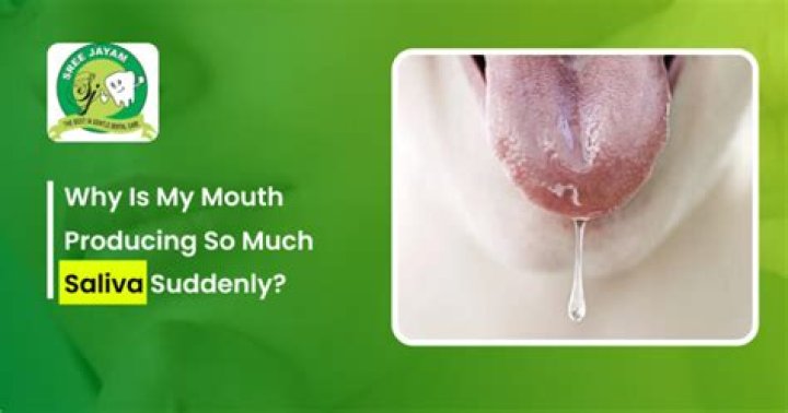 How saliva comes in mouth?