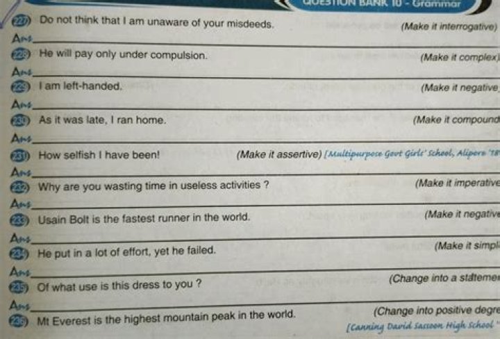 How selfish i have been make it assertive?