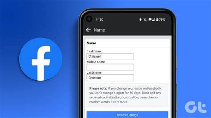 How single name in facebook?