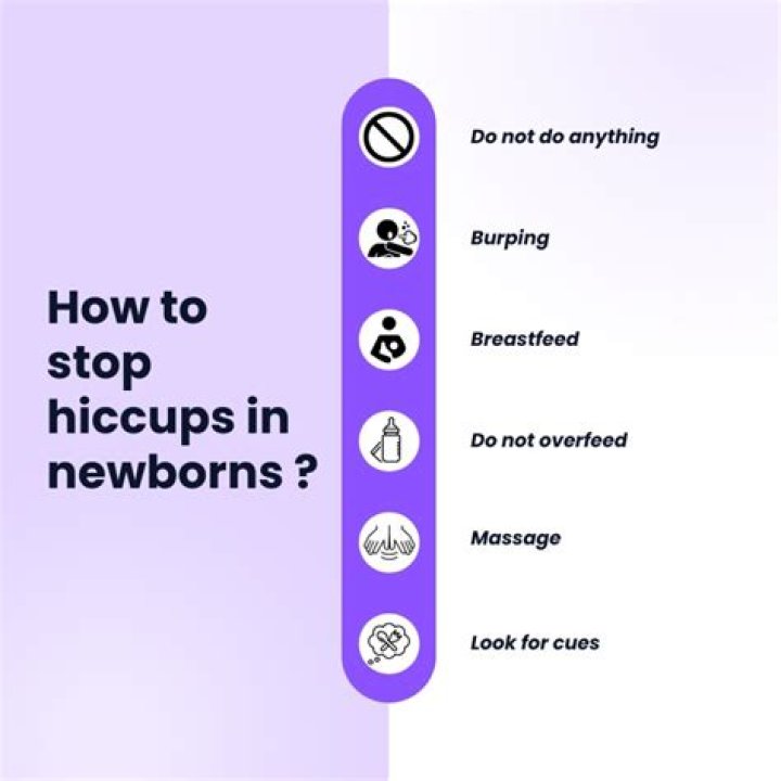 How stop infant hiccups?