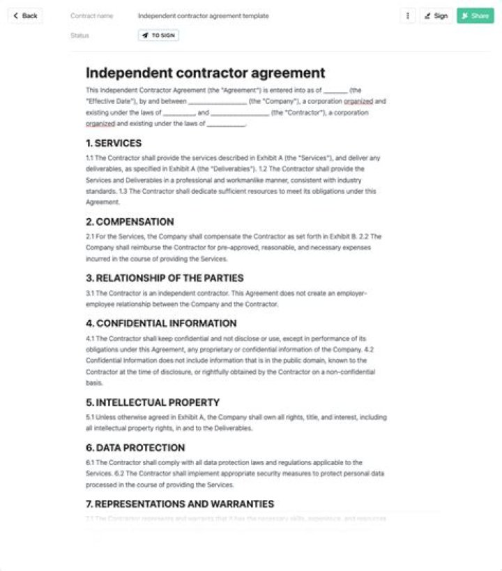 How to be a self contractor?