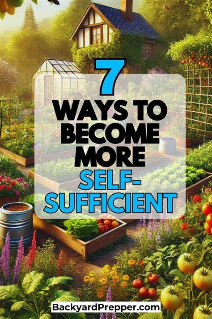 How to become self sufficient?