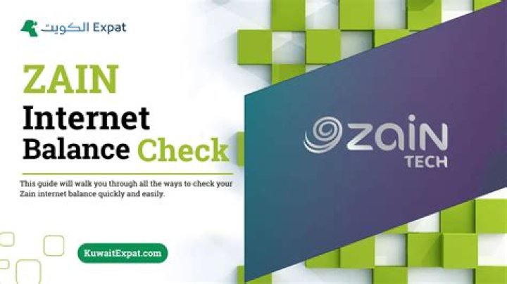 How to check zain internet balance?