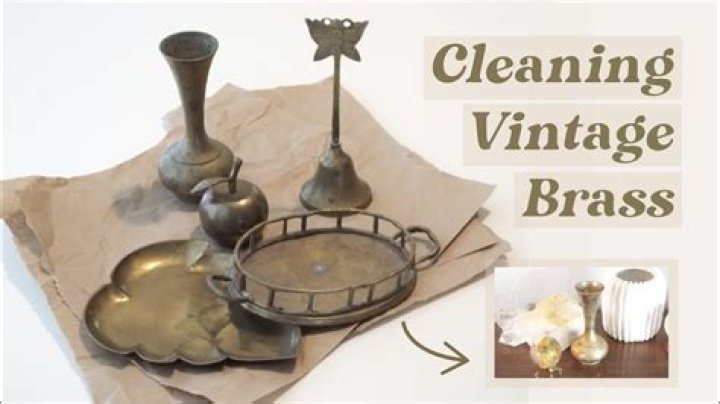 How to clean tarnished antique brass?