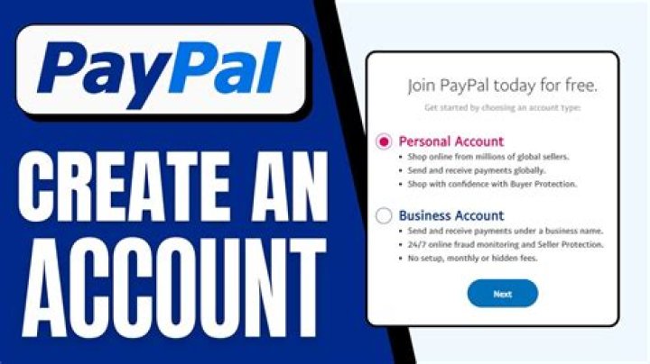 How to create paypal account step by step?