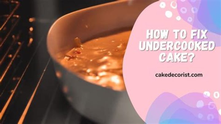 How to fix undercooked muffins?