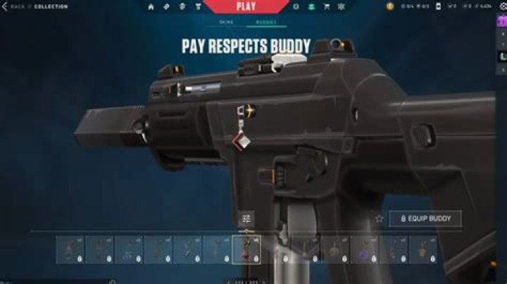 How to get pay respects buddy valorant?