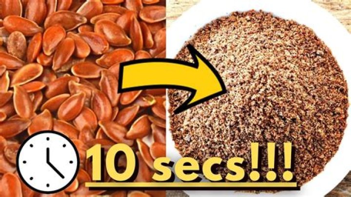 How to ground flax seeds?
