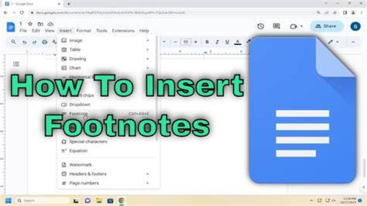 How to include footnote?