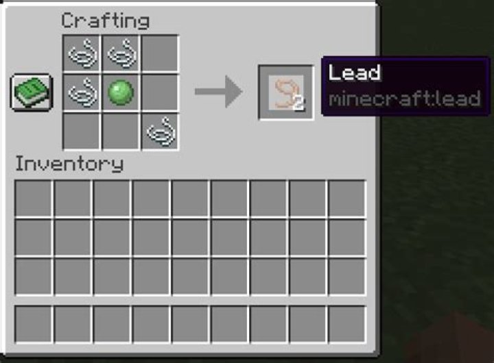 How to make a lead in minecraft?