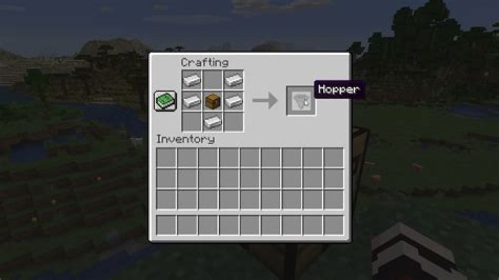 How to make hoppers in minecraft?