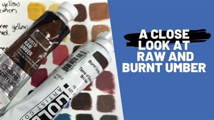 How to mix umber brown?