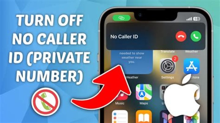 How to no caller id on iphone?
