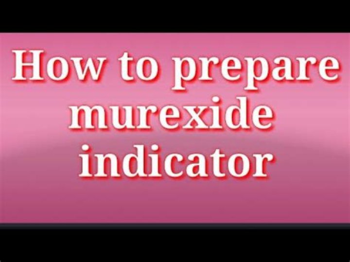 How to prepare murexide indicator?