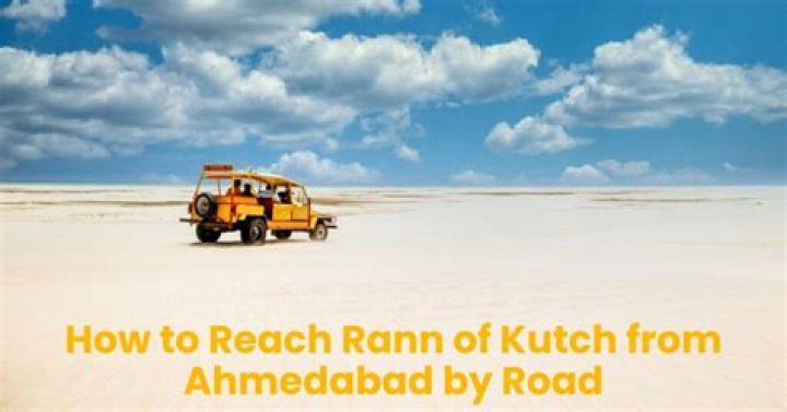 How to reach rann of kutch?