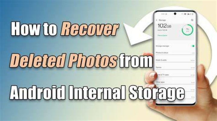 How to restore deleted photos?