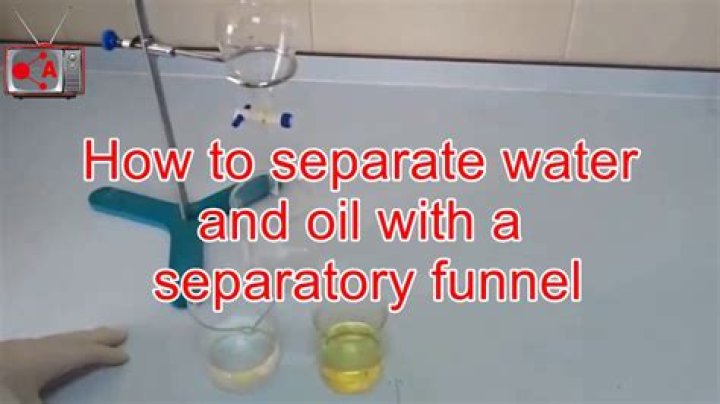 How to separate oil and water?