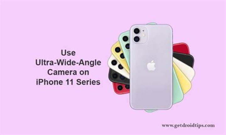 How to wide angle iphone 11?