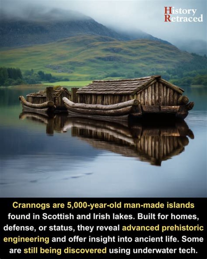 How was a crannog built?