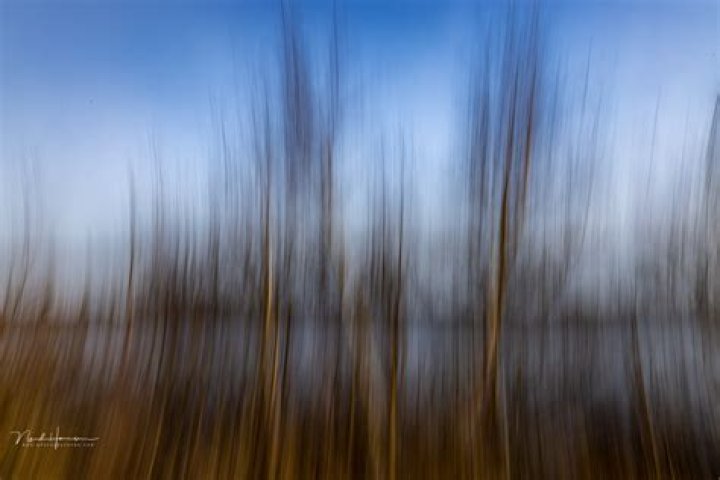 In a blur meaning?