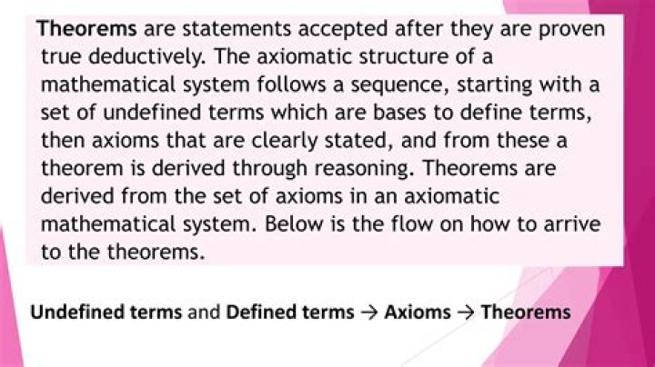 In a mathematical system?