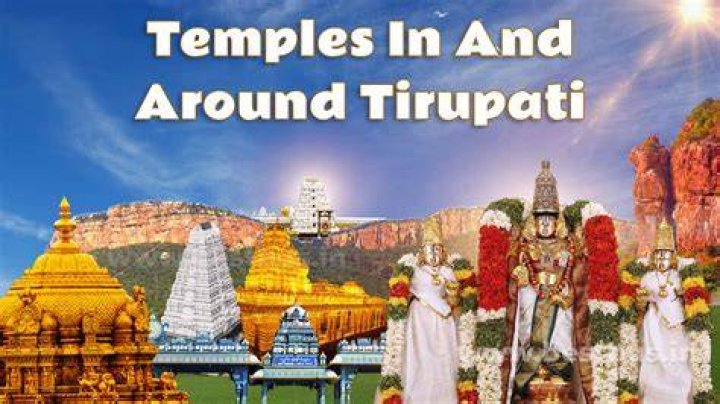In and around temples in tirupati?