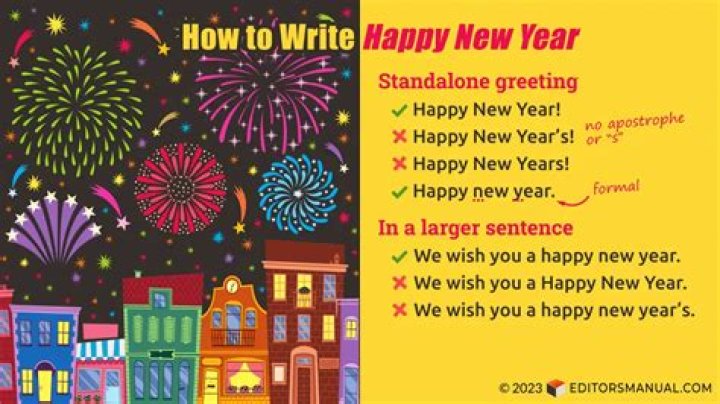 In the new year capitalised?