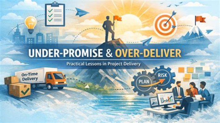 In under promise and over deliver?