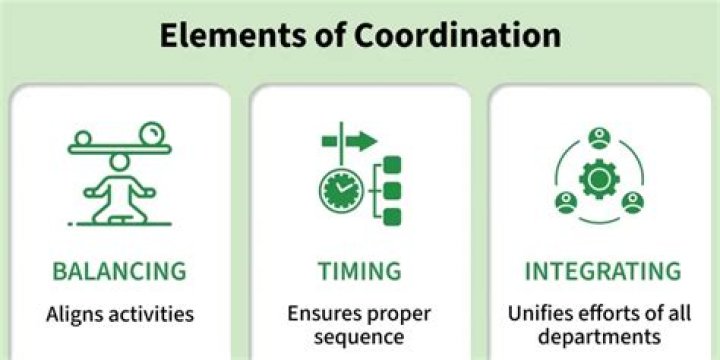 In what manner are all the elements of coordination connected?