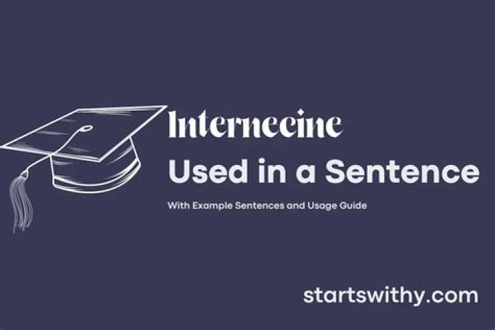 Internecine in a sentence?