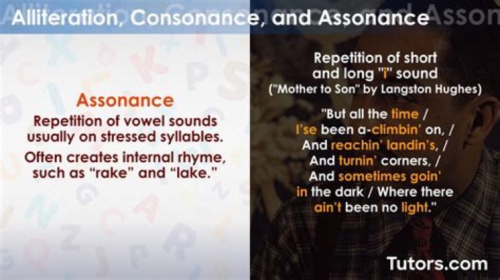 Is assonance a type of alliteration?