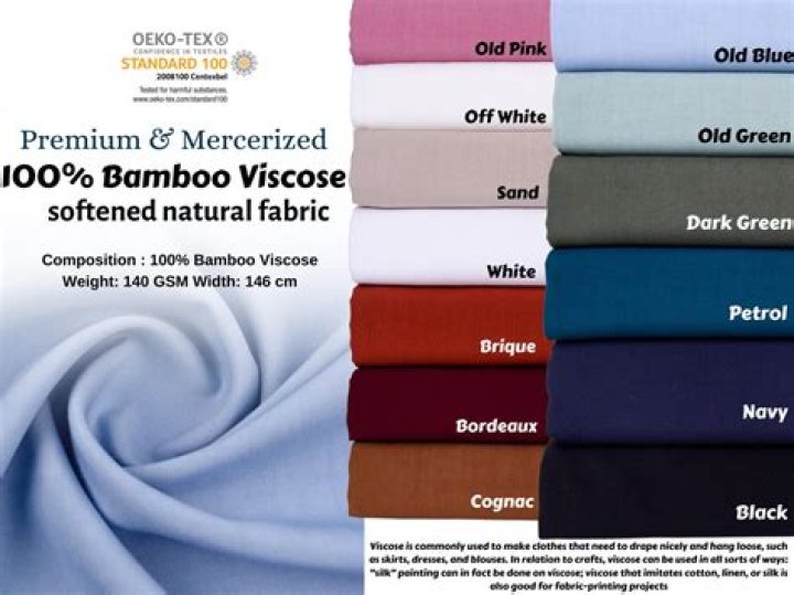 Is bamboo fabric viscose?