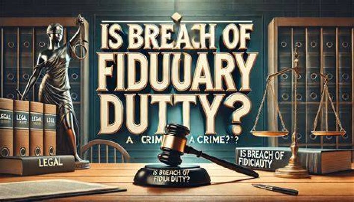 Is breach of fiduciary duty a crime?