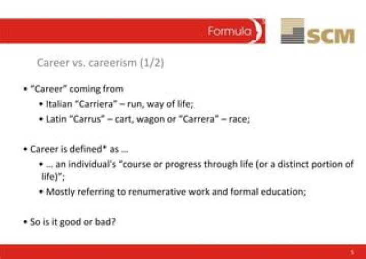 Is careerism a noun?