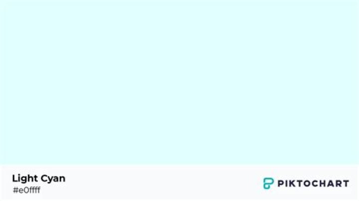 Is cyan baby blue?
