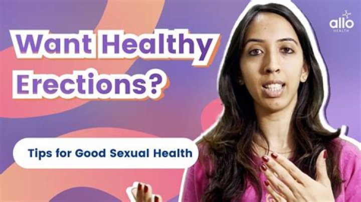 Is erection a sign of good health?