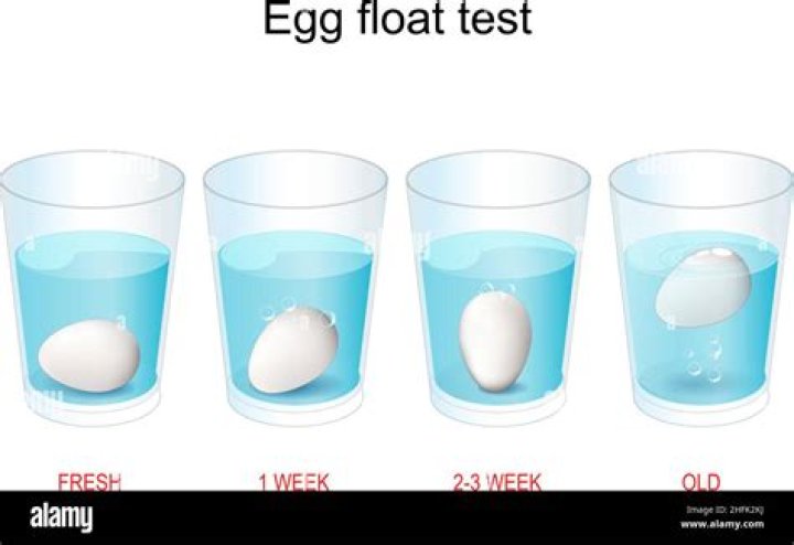 Is floating egg good or bad?
