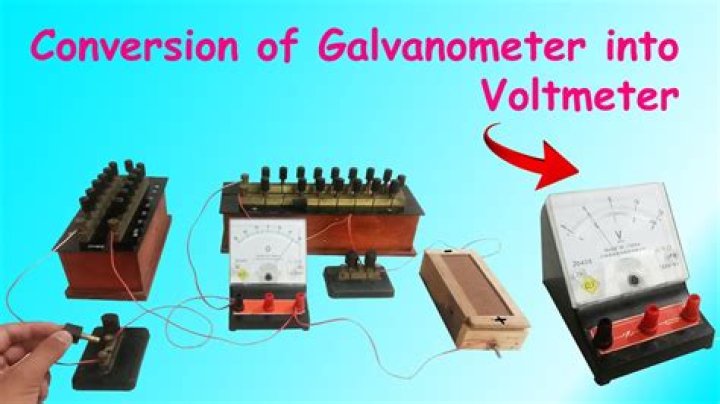 Is galvanometer converted into a voltmeter?