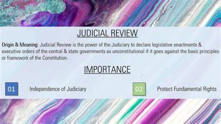 Is judicial review effective?