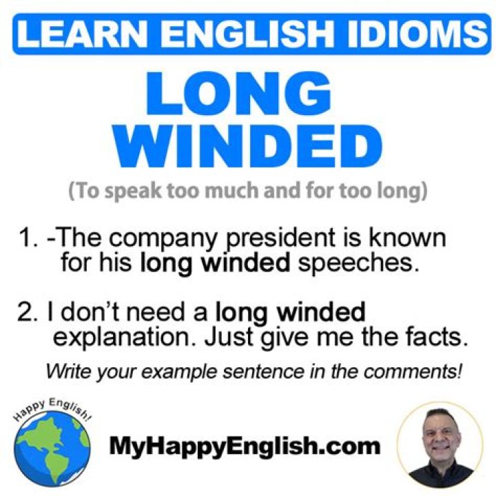 Is long-winded an idiom?