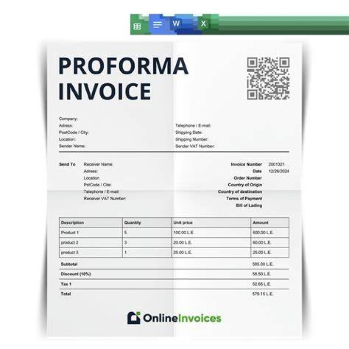 Is proforma an invoice?