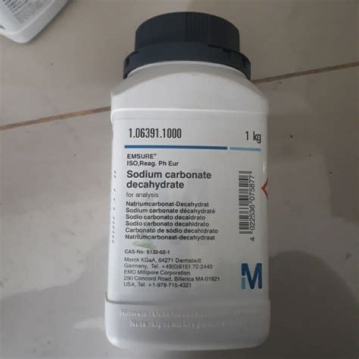 Is sodium carbonate decahydrate the same as sodium carbonate?