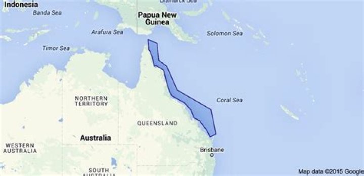 Is the great barrier reef located?