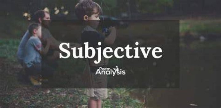 Is there a word subjectiveness?